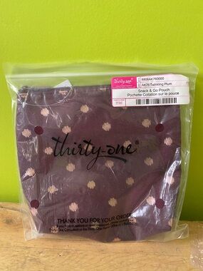 Thirty-one  Snack & Go Pouch Twinkling Plum